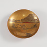 Lacquer sakazuki (sake cup), Japan, Edo Period, 19th century, signed Shomosai [thumbnail]