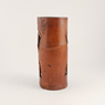 Bamboo brush pot (View of rear of pot), China, Qing Dynasty, 19th century [thumbnail]
