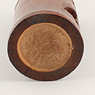 Bamboo brush pot (View of foot of pot), China, Qing Dynasty, 19th century [thumbnail]
