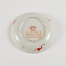 Famille-Rose porcelain saucer (underside), China, Qing Dynasty, 19th century [thumbnail]