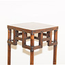 Hardwood and burrwood stand (close-up of top 2), China, Mid Qing Dynasty, 18th / 19th century [thumbnail]