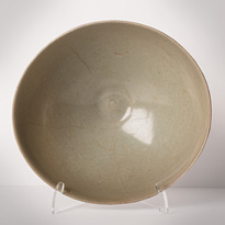 Celadon stoneware bowl
 (inside), Korea, Koryo Dynasty, 12th century [thumbnail]