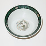 Famille-verte bowl (top), China, circa 1900 [thumbnail]