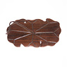 Carved hardwood leaf form tray (other side), China, 19th century
 [thumbnail]