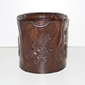 Huang-huali brush pot (quarter turn view), China, Mid Qing Dynasty, 18th century [thumbnail]