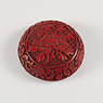 Carved cinnabar lacquer box (bottom), China, Qing Dynasty, 19th century [thumbnail]