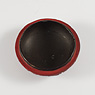 Carved cinnabar lacquer box (inside, bottom), China, Qing Dynasty, 19th century [thumbnail]