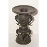 Bronze usubata flower vase, in the manner of Murata Seimin (view 2), Japan, late Edo period, early 19th century [thumbnail]