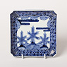 Arita blue and white porcelain dish, Japan, Edo period, late 18th century [thumbnail]